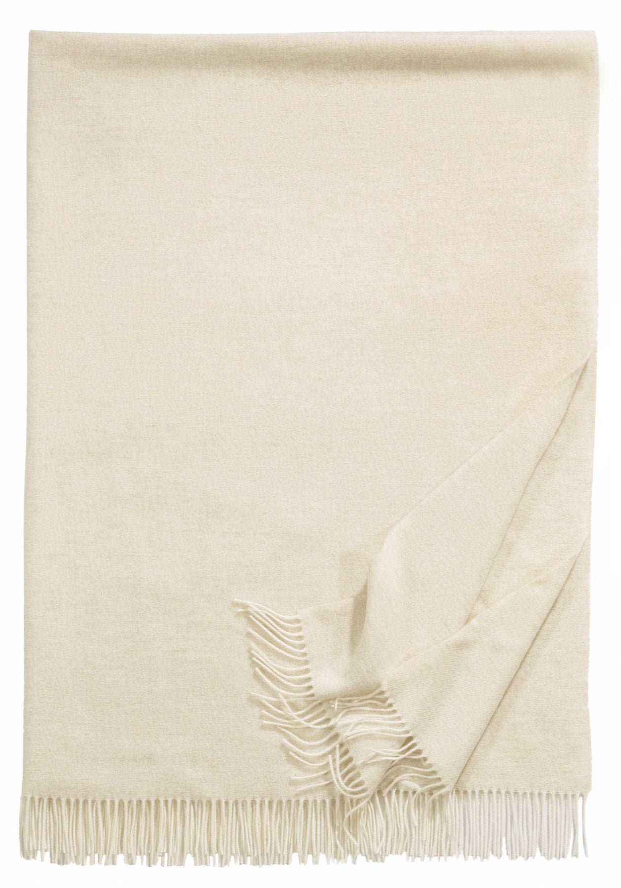 Lammwoll Plaid Boston von Eagle Products in der Farbe Wollweiss