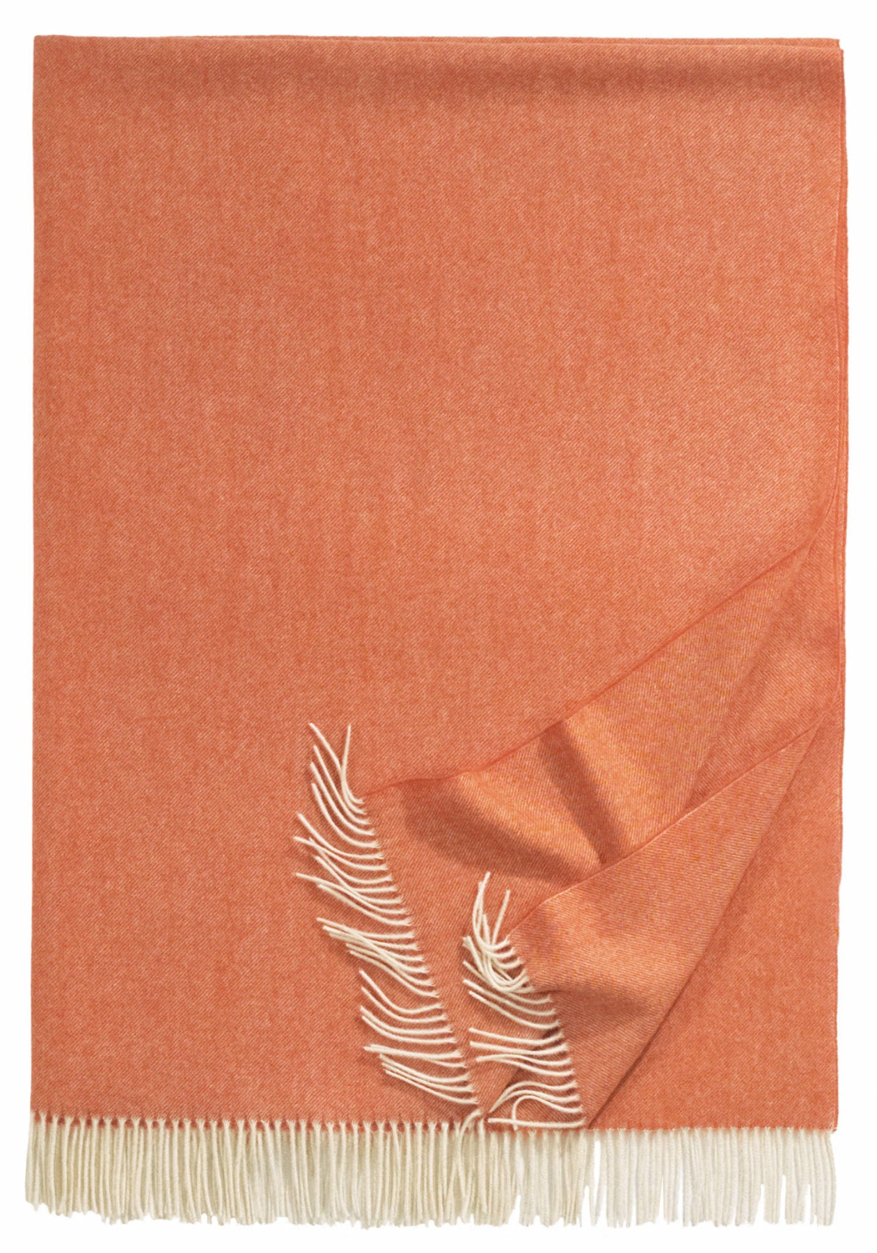 Lammwoll Plaid Boston von Eagle Products in der Farbe Orange