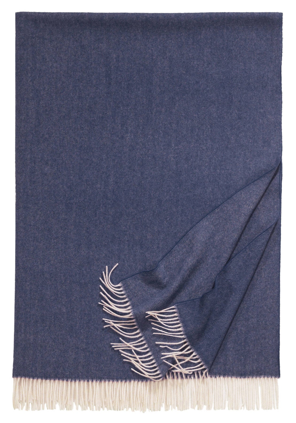 Lammwoll Plaid Boston von Eagle Products in der Farbe Marine