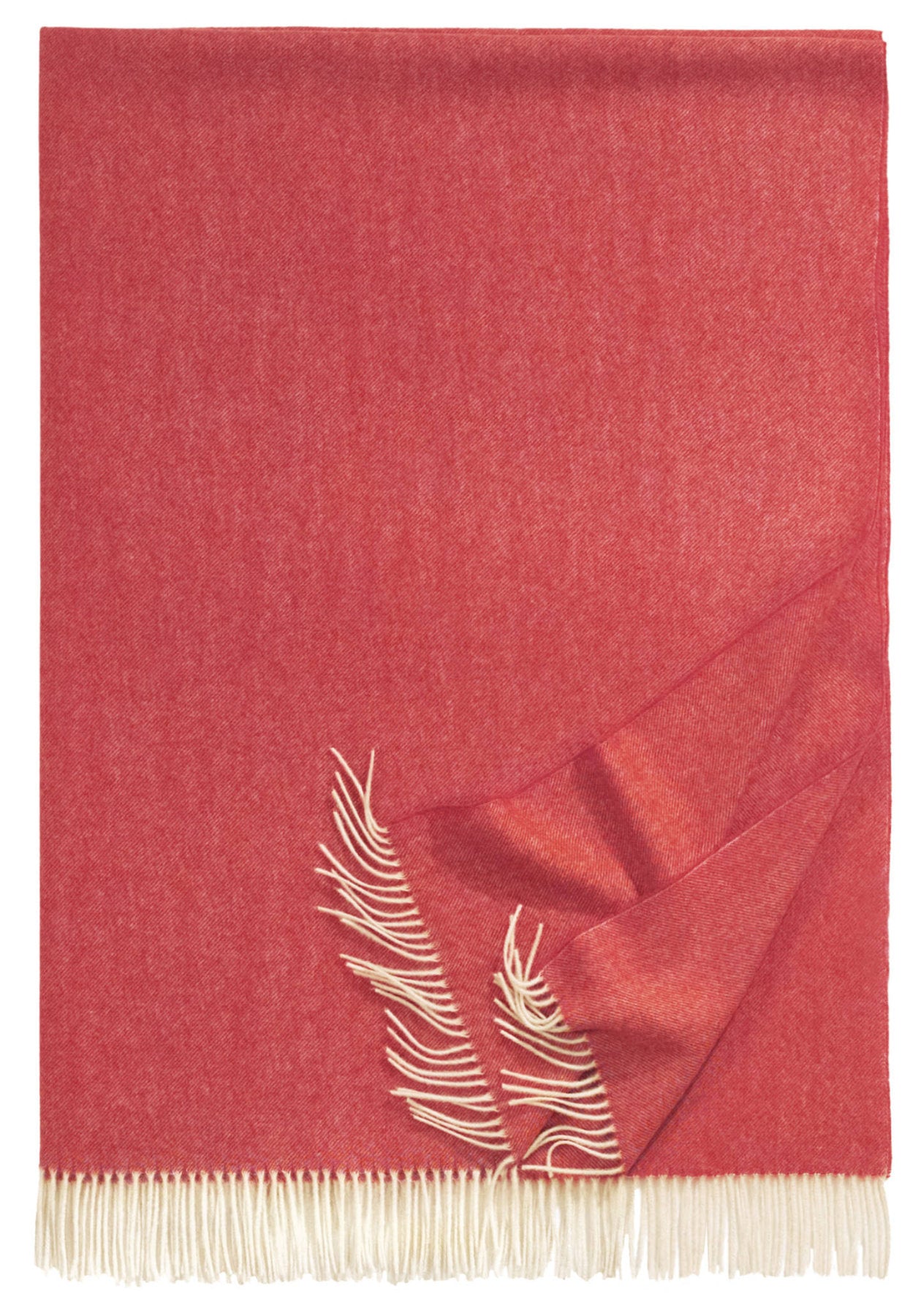 Lammwoll Plaid Boston von Eagle Products in der Farbe Rot