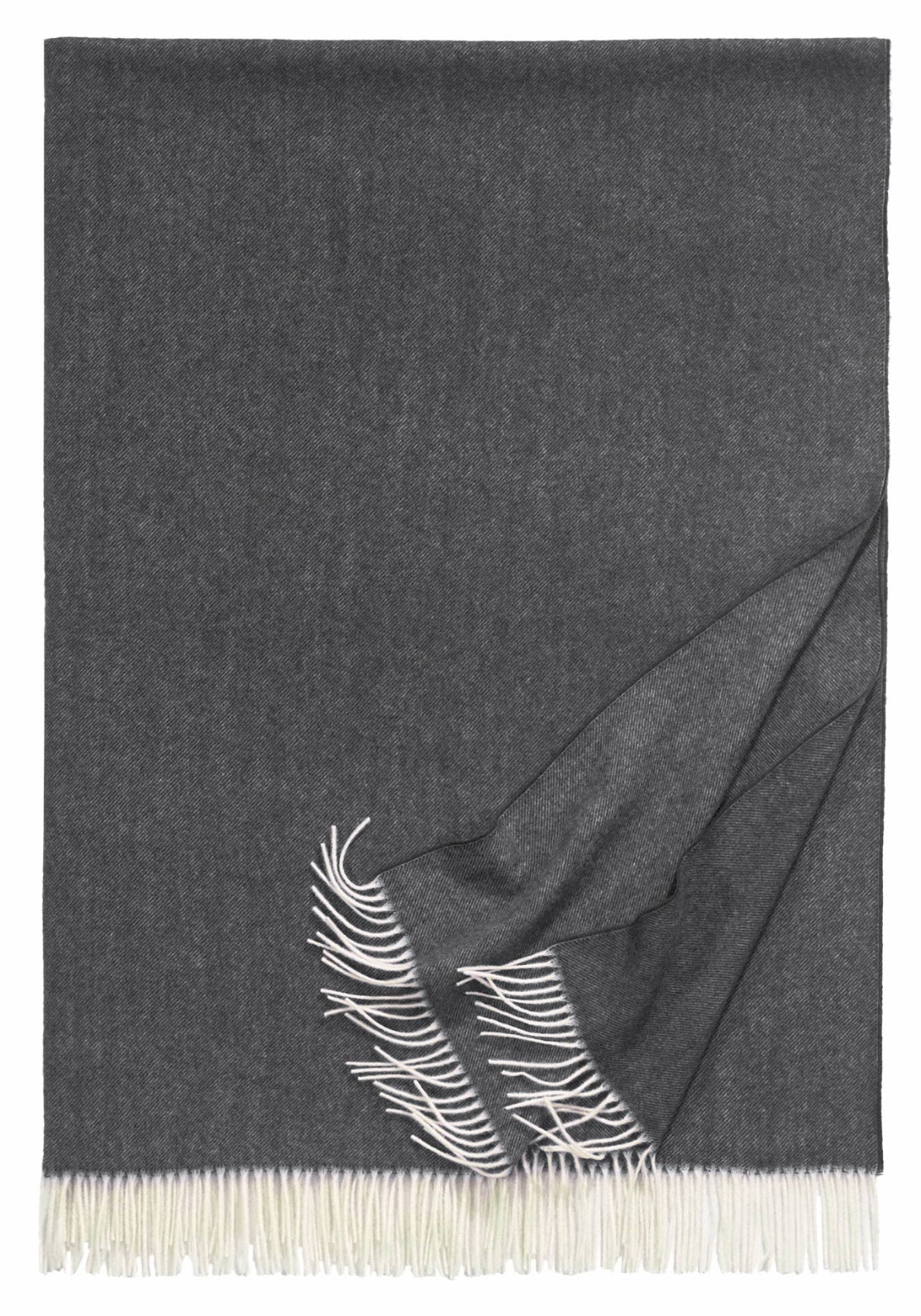 Lammwoll Plaid Boston von Eagle Products in der Farbe Anthrazit