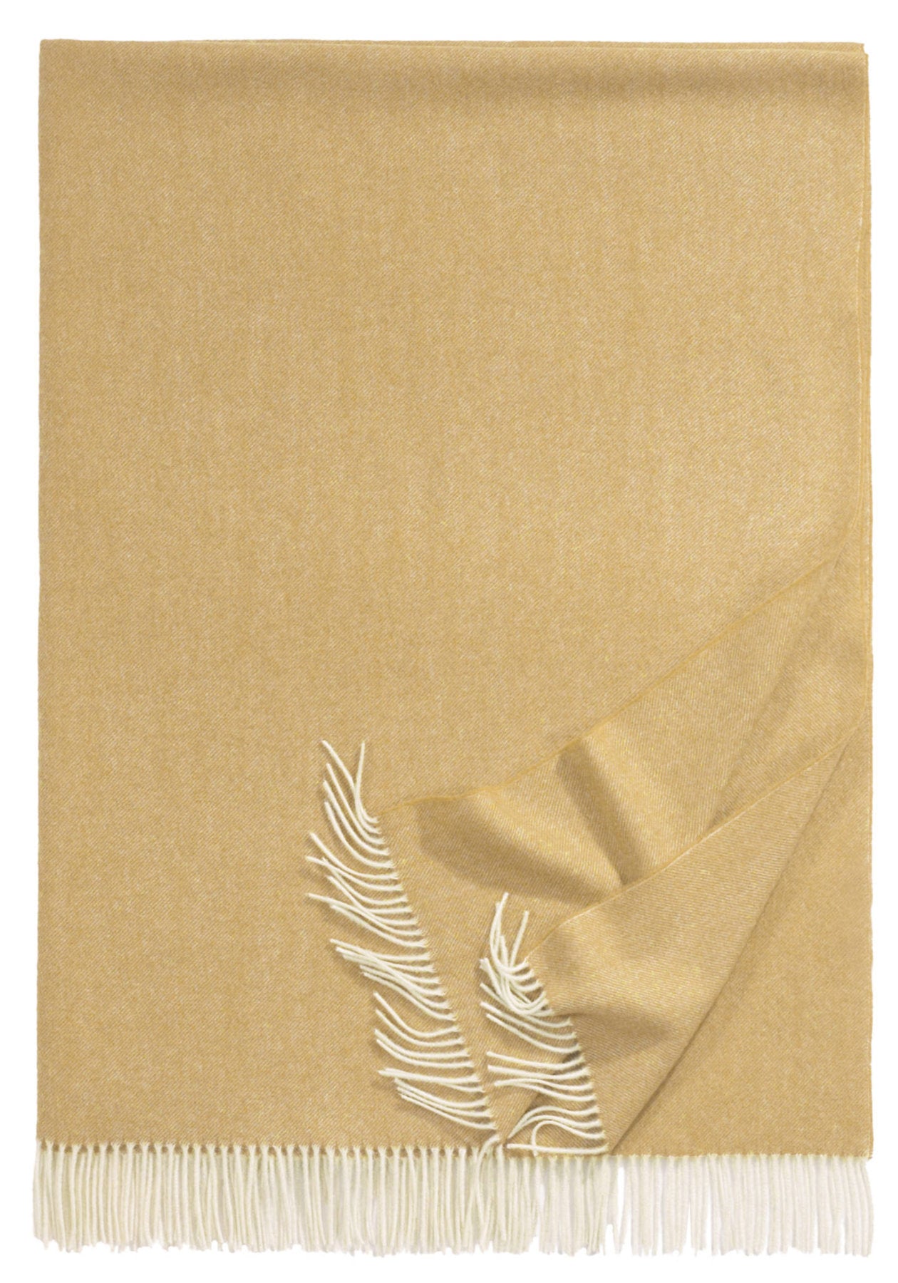 Lammwoll Plaid Boston von Eagle Products in der Farbe Mais