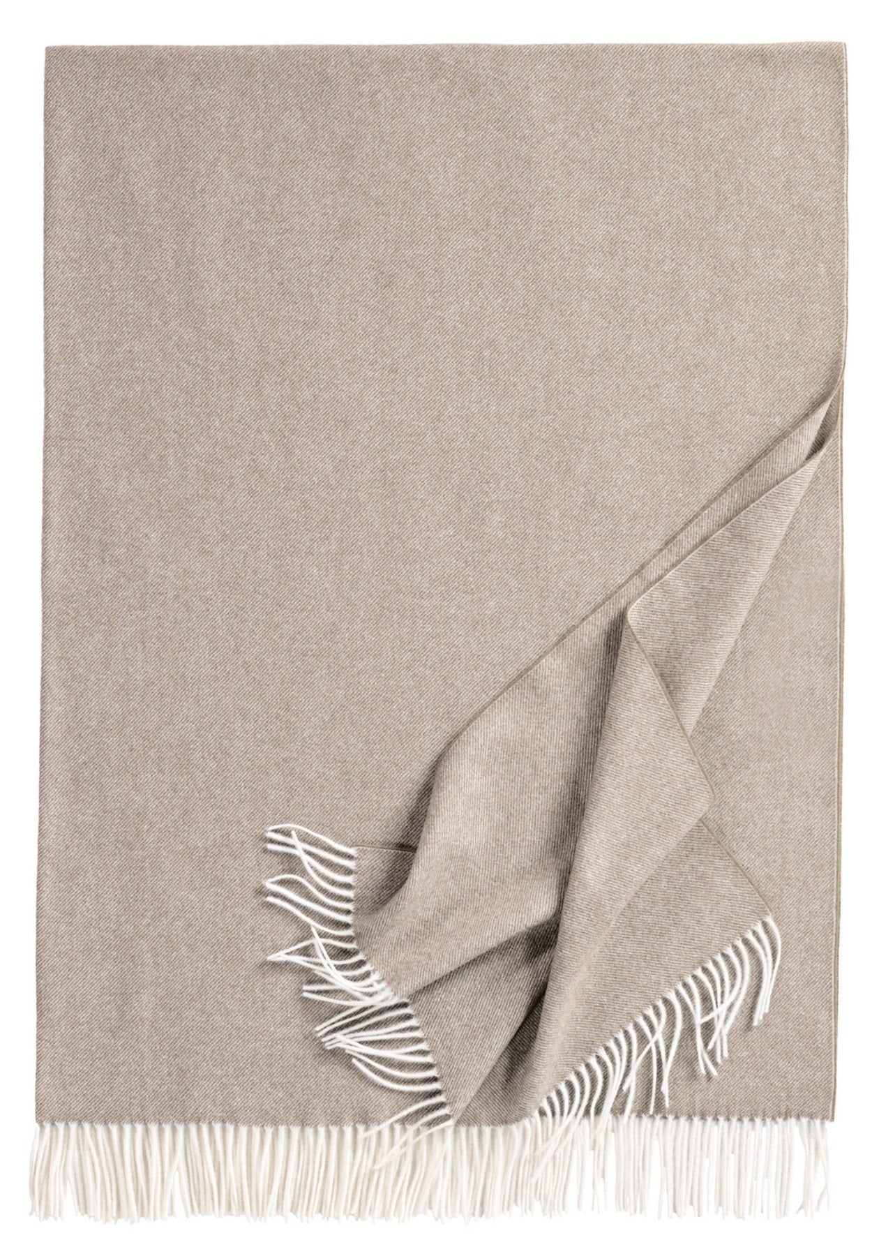 Lammwoll Plaid Boston von Eagle Products in der Farbe d'Natural