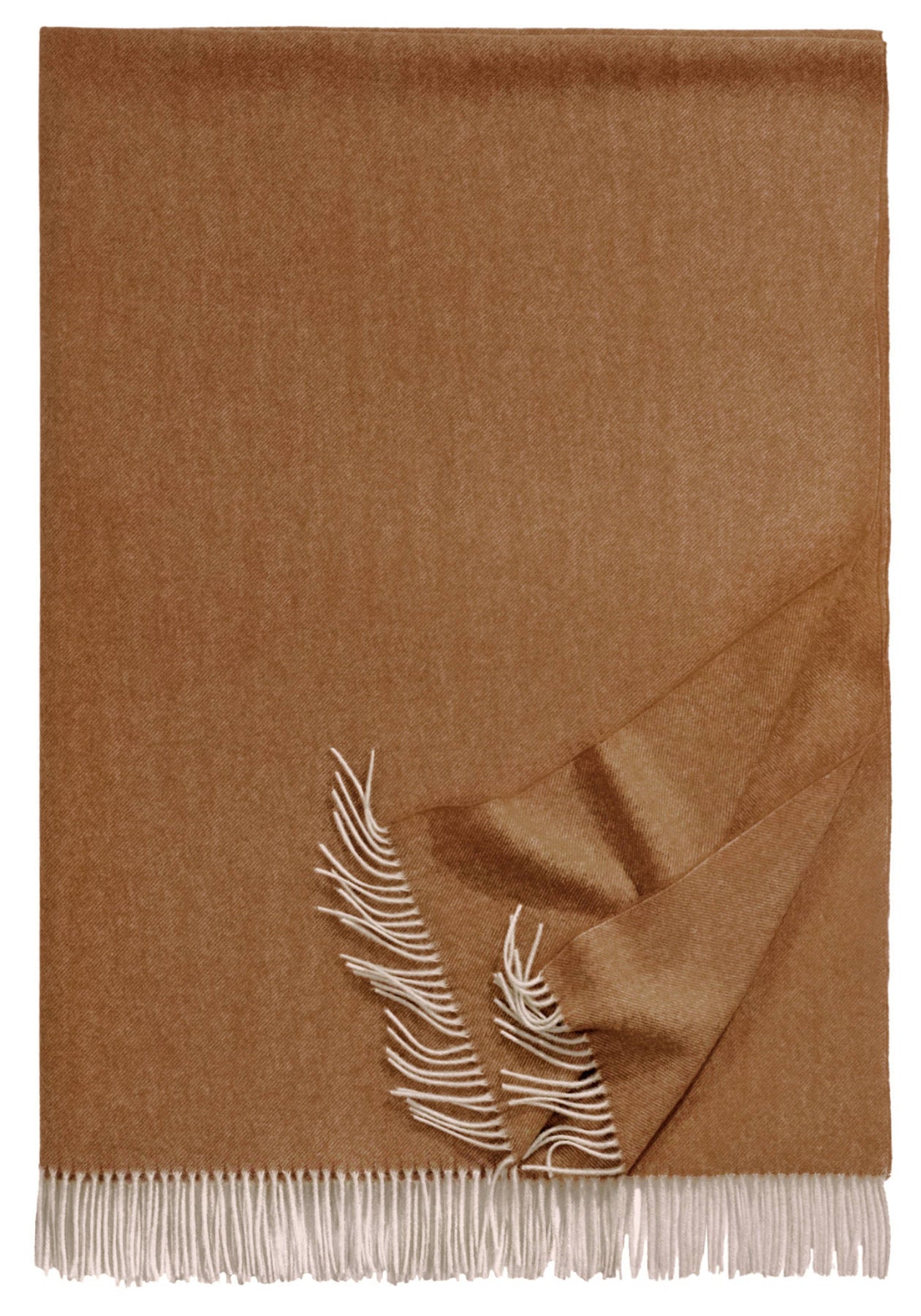 Lammwoll Plaid Boston von Eagle Products in der Farbe Caramel