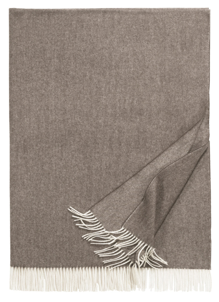 Lammwoll Plaid Boston von Eagle Products in der Farbe Muskat