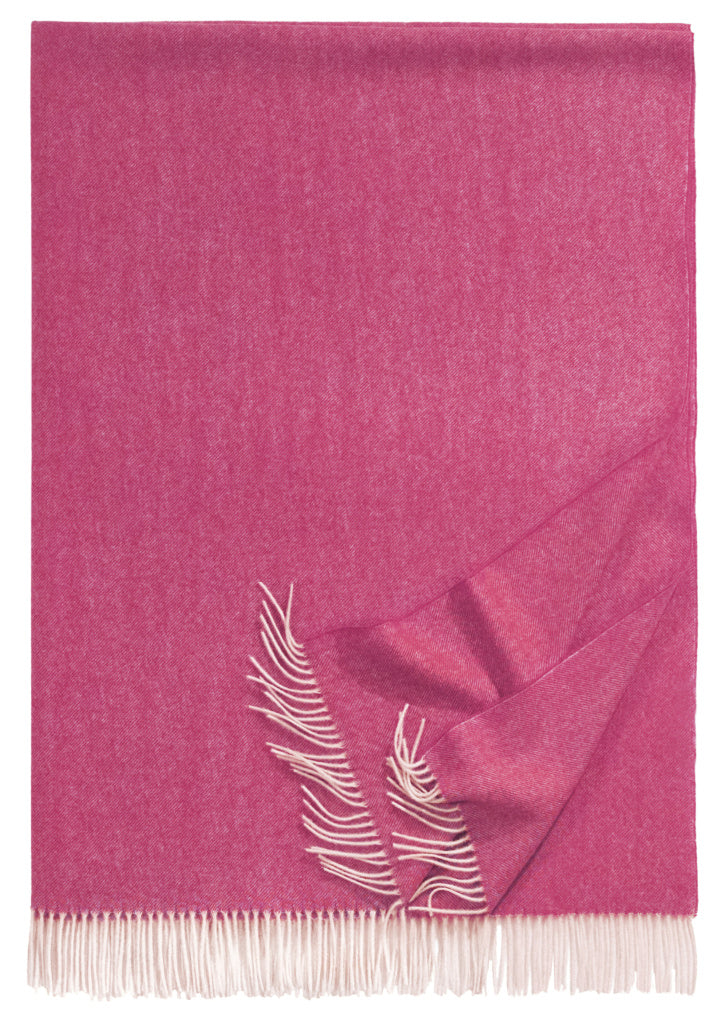 Lammwoll Plaid Boston von Eagle Products in der Farbe Cranberry