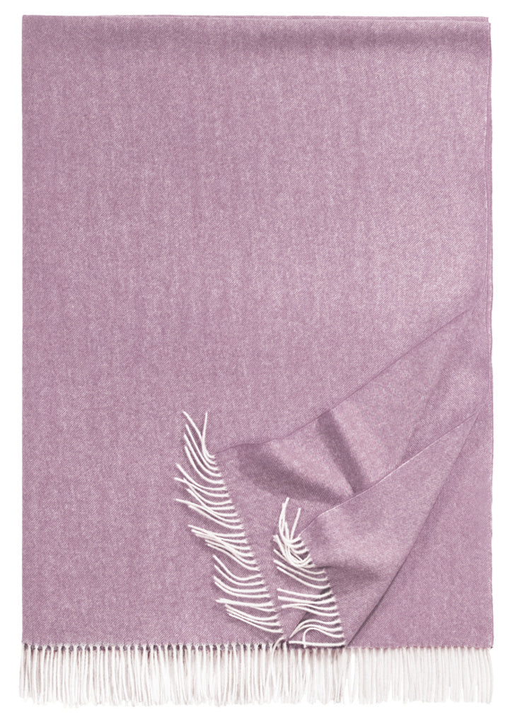 Lammwoll Plaid Boston von Eagle Products in der Farbe Mauve