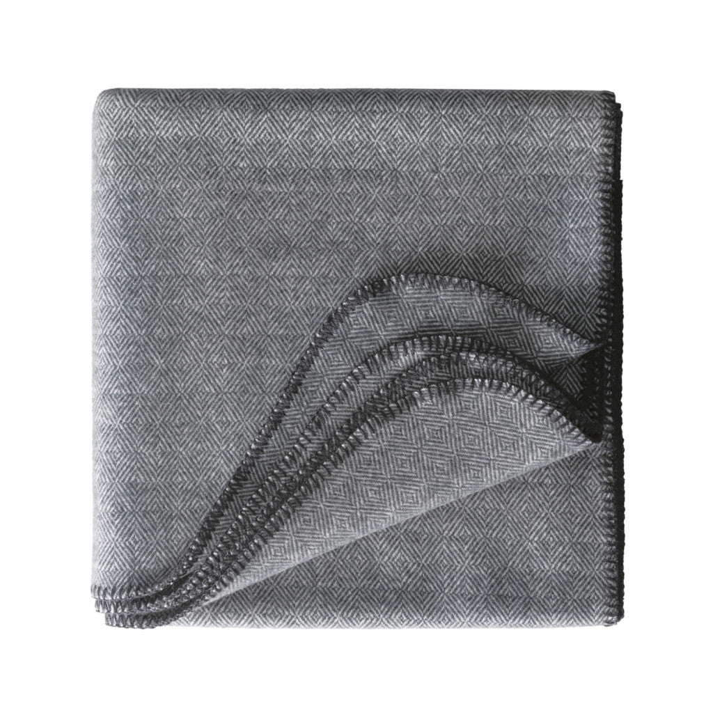 Schurwoll Plaid Aberdeen von Eagle Products aus reiner Merino Schurwolle, Größe S in der Farbe Grau