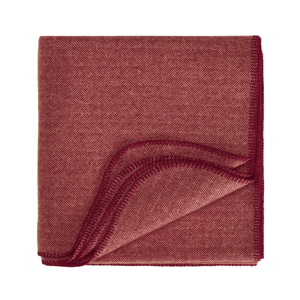 Schurwoll Plaid Aberdeen von Eagle Products aus reiner Merino Schurwolle, Größe S in der Farbe Rost