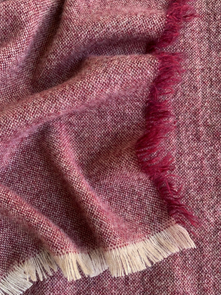 Eagle Plaid Portofino aus Merinowolle und Kaschmir mit Fransen