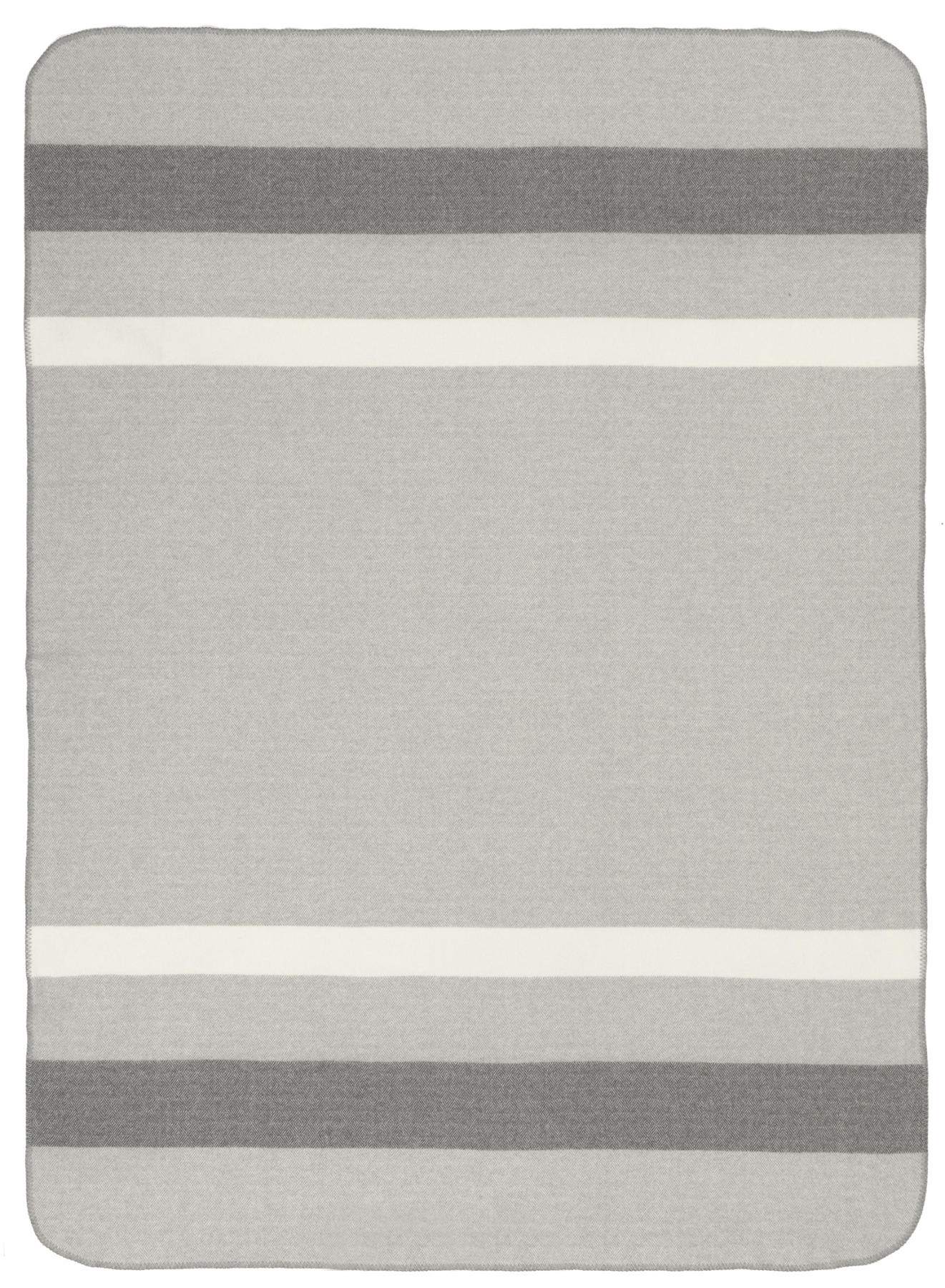 Plaid Liverpool aus reiner Schurwolle von Eagle Products in den Farben Hellgrau und Grau