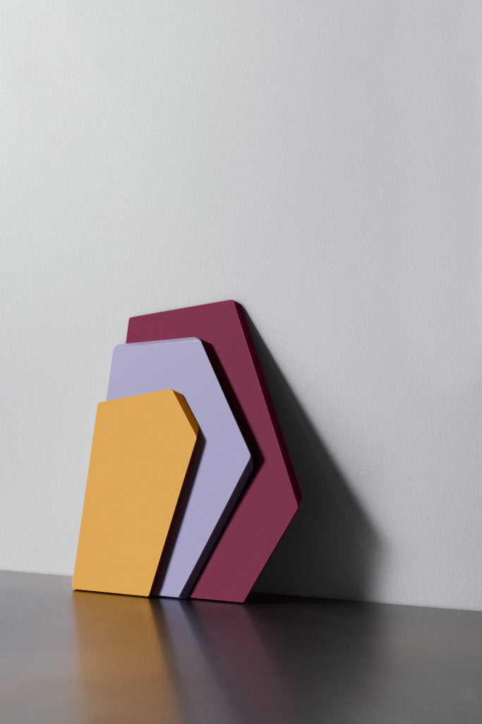 Crushgrind Schneidebretter Zurich aus BPA-freiem Kunststoff in drei Größen in den Farben Masala, Lavender und Beetroot