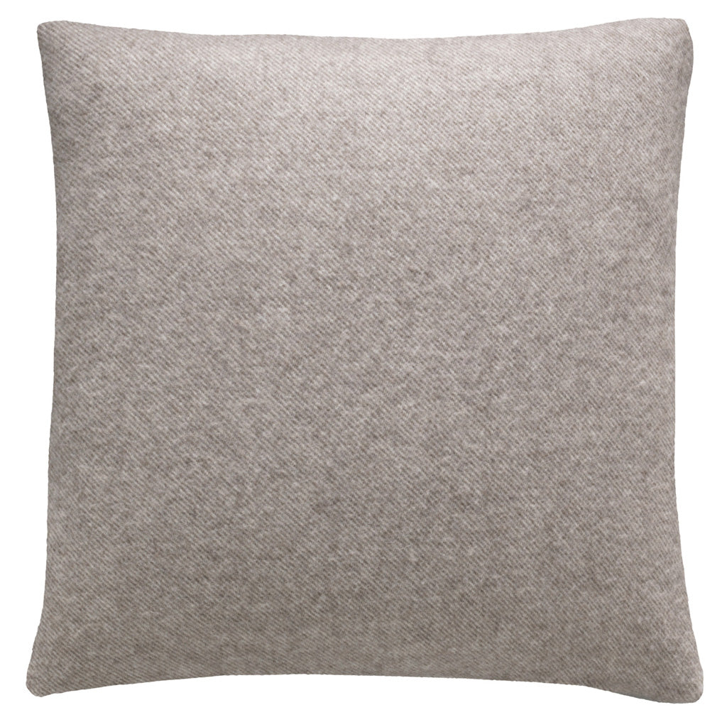 Kissenbezug Boston von Eagle Products aus reiner Merino Schurwolle mit Reissverschluss, Größe L 50 x 50 cm in der Farbe Maus