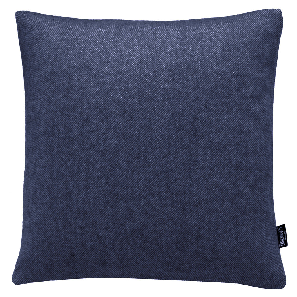 Kissenbezug Boston von Eagle Products aus reiner Merino Schurwolle mit Reissverschluss, Größe L 50 x 50 cm in der Farbe Marine