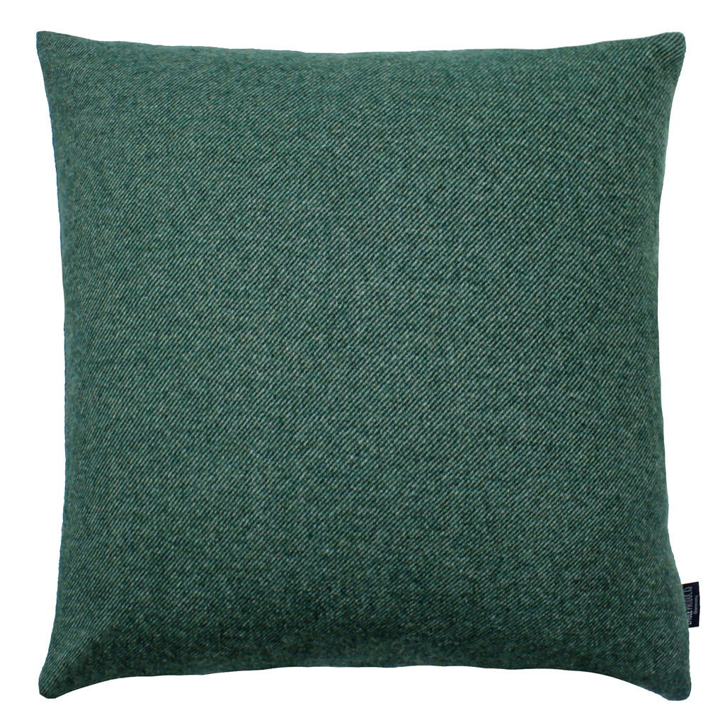 Kissenbezug Boston von Eagle Products aus reiner Merino Schurwolle mit Reissverschluss, Größe L 50 x 50 cm in der Farbe Dunkelgrün