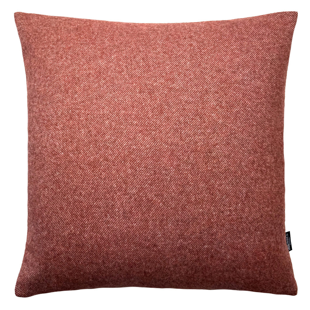 Kissenbezug Boston von Eagle Products aus reiner Merino Schurwolle mit Reissverschluss, Größe L 50 x 50 cm in der Farbe Rost