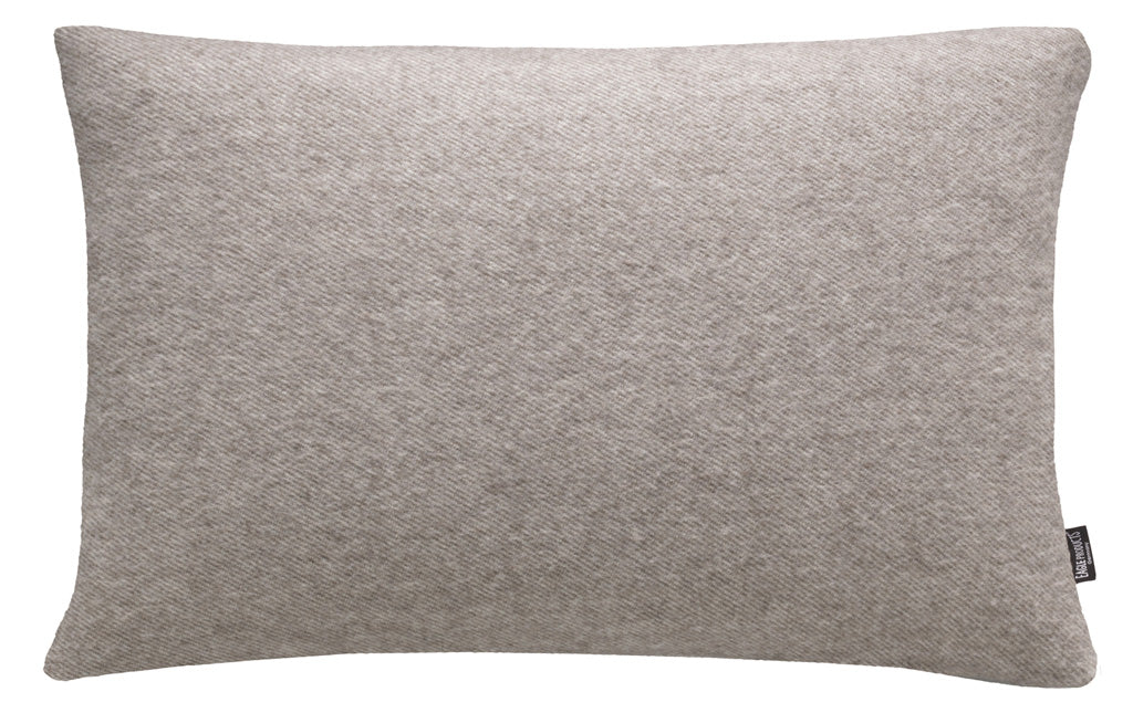 Kissenbezug Boston von Eagle Products aus reiner Merino Schurwolle mit Reissverschluss, Größe M 60 x 40 cm in der Farbe Maus