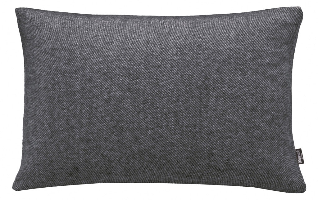 Kissenbezug Boston von Eagle Products aus reiner Merino Schurwolle mit Reissverschluss, Größe M 60 x 40 cm in der Farbe Anthrazit