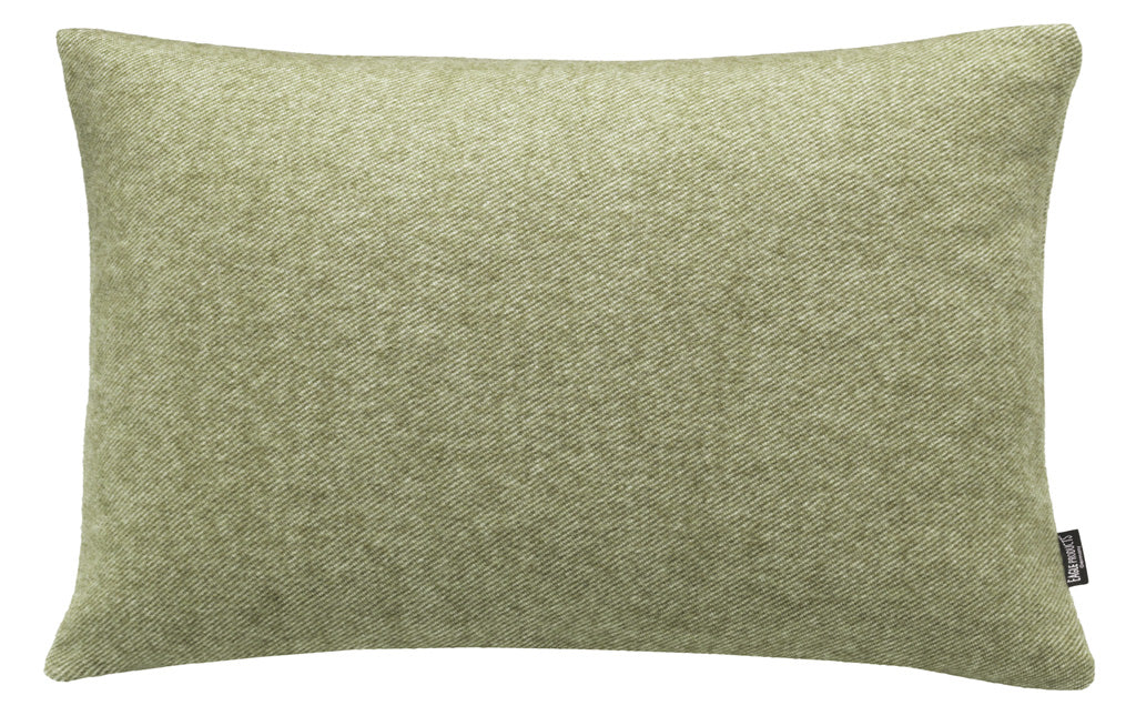 Kissenbezug Boston von Eagle Products aus reiner Merino Schurwolle mit Reissverschluss, Größe M 60 x 40 cm in der Farbe Schilf