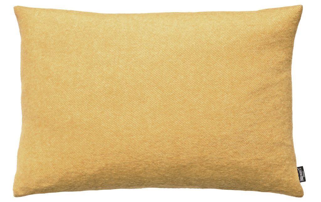 Kissenbezug Boston von Eagle Products aus reiner Merino Schurwolle mit Reissverschluss, Größe M 60 x 40 cm in der Farbe Mais