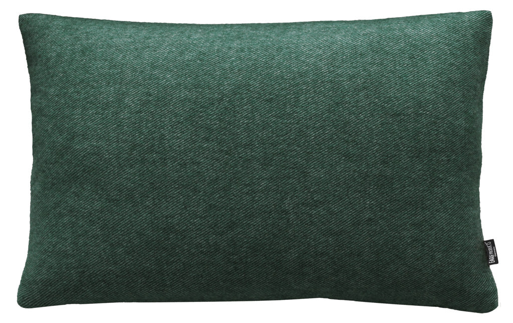 Kissenbezug Boston von Eagle Products aus reiner Merino Schurwolle mit Reissverschluss, Größe M 60 x 40 cm in der Farbe Dunkelgrün