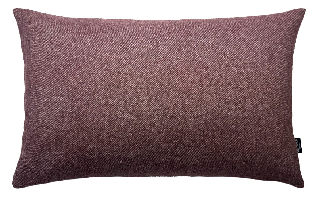 Kissenbezug Boston von Eagle Products aus reiner Merino Schurwolle mit Reissverschluss, Größe M 60 x 40 cm in der Farbe Purple