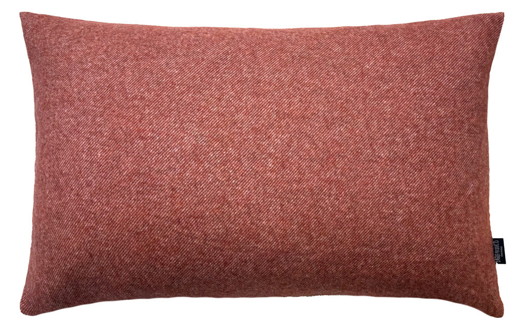 Kissenbezug Boston von Eagle Products aus reiner Merino Schurwolle mit Reissverschluss, Größe M 60 x 40 cm in der Farbe Rost