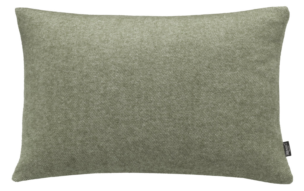 Kissenbezug Boston von Eagle Products aus reiner Merino Schurwolle mit Reissverschluss, Größe M 60 x 40 cm in der Farbe Khaki