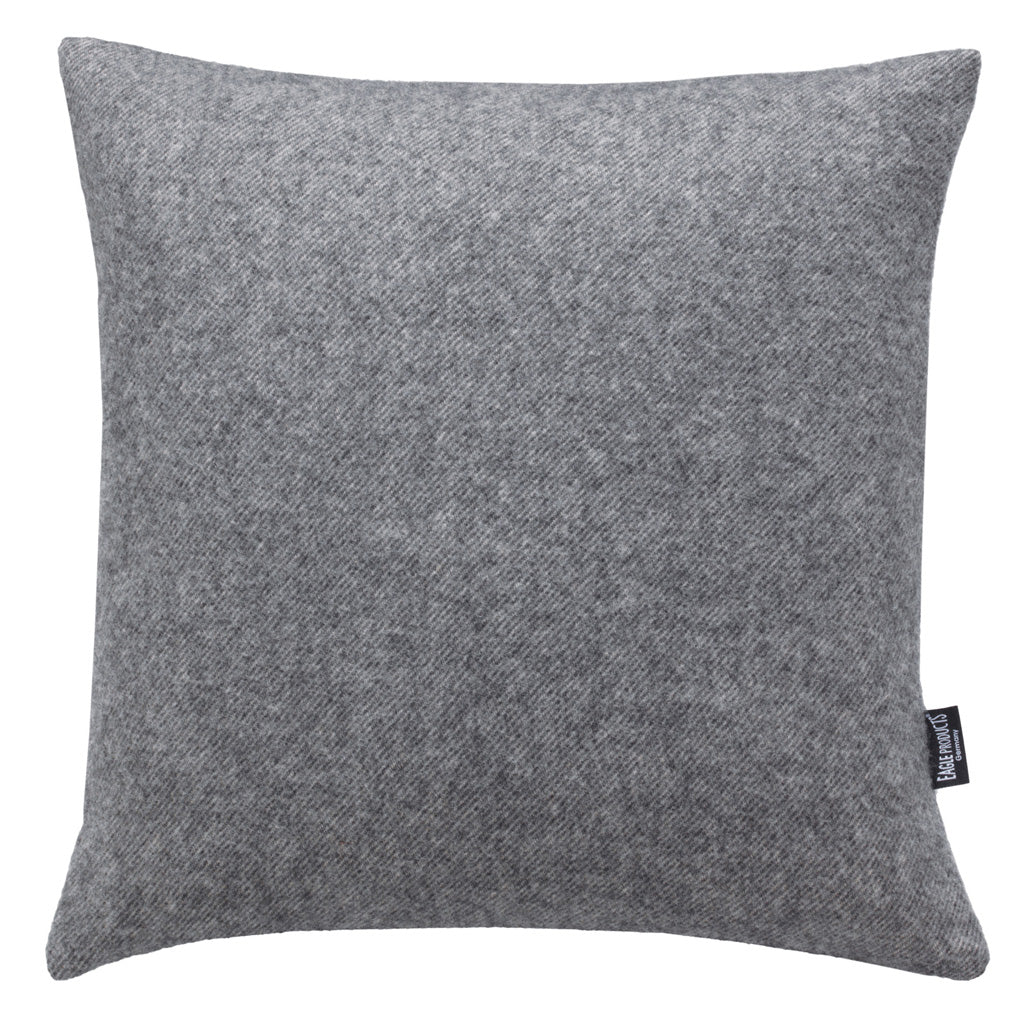 Kissenbezug Boston von Eagle Products aus reiner Merino Schurwolle mit Reissverschluss, Größe S 40 x 40 cm in der Farbe Flanell