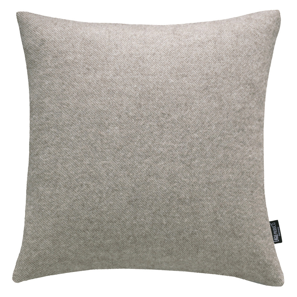 Kissenbezug Boston von Eagle Products aus reiner Merino Schurwolle mit Reissverschluss, Größe S 40 x 40 cm in der Farbe Maus