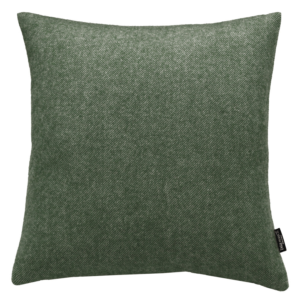 Kissenbezug Boston von Eagle Products aus reiner Merino Schurwolle mit Reissverschluss, Größe S 40 x 40 cm in der Farbe Loden