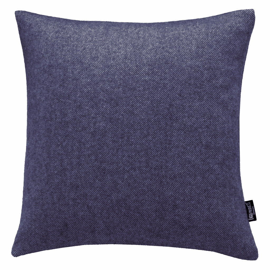 Kissenbezug Boston von Eagle Products aus reiner Merino Schurwolle mit Reissverschluss, Größe S 40 x 40 cm in der Farbe Marine