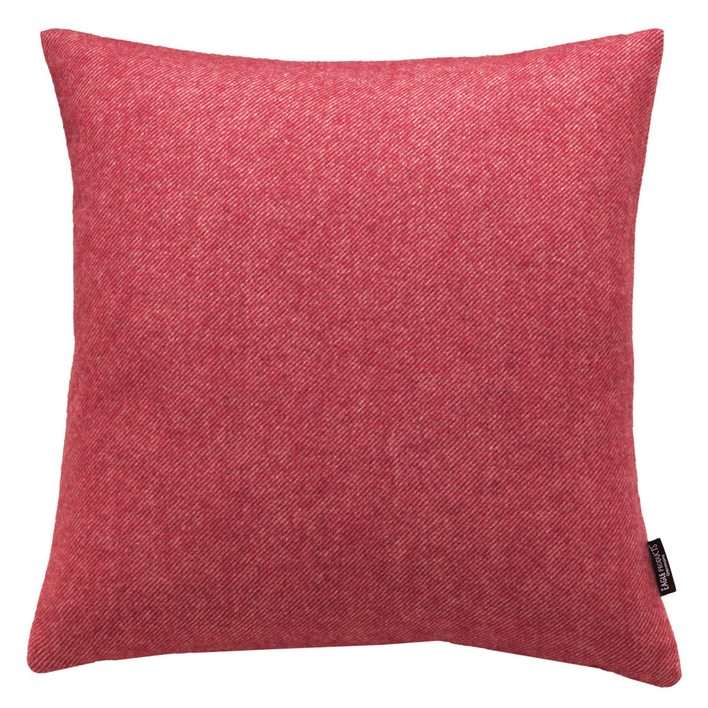 Kissenbezug Boston von Eagle Products aus reiner Merino Schurwolle mit Reissverschluss, Größe S 40 x 40 cm in der Farbe Rot