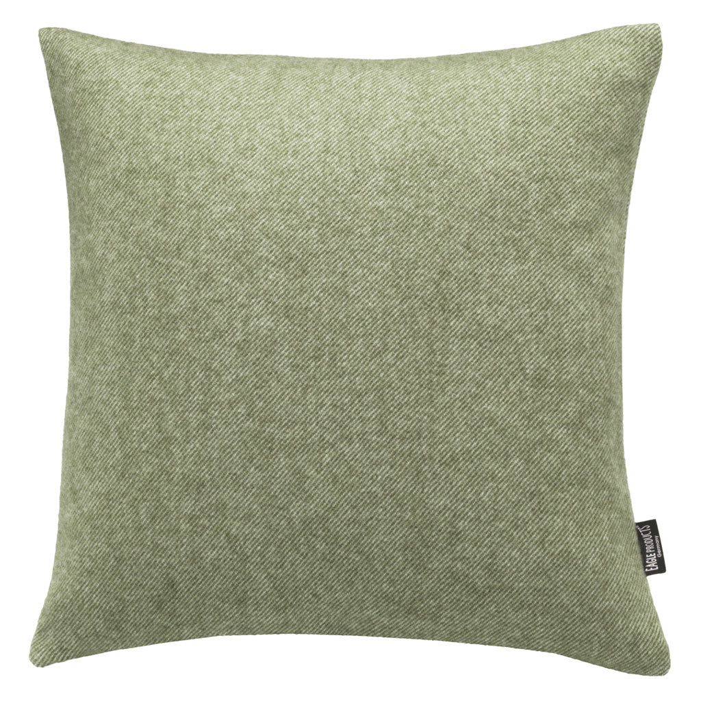 Kissenbezug Boston von Eagle Products aus reiner Merino Schurwolle mit Reissverschluss, Größe S 40 x 40 cm in der Farbe Schilf