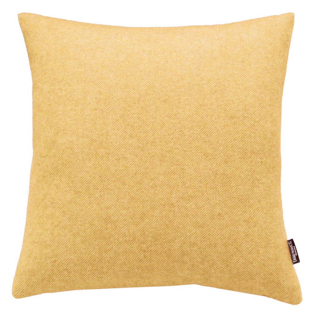 Kissenbezug Boston von Eagle Products aus reiner Merino Schurwolle mit Reissverschluss, Größe S 40 x 40 cm in der Farbe Mais