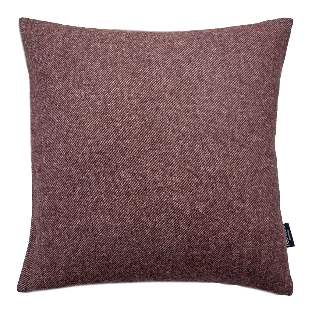 Kissenbezug Boston von Eagle Products aus reiner Merino Schurwolle mit Reissverschluss, Größe S 40 x 40 cm in der Farbe Purple