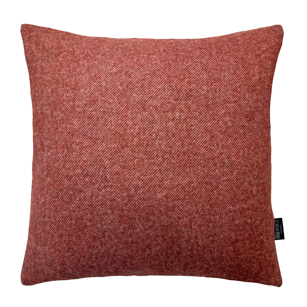 Kissenbezug Boston von Eagle Products aus reiner Merino Schurwolle mit Reissverschluss, Größe S 40 x 40 cm in der Farbe Rost