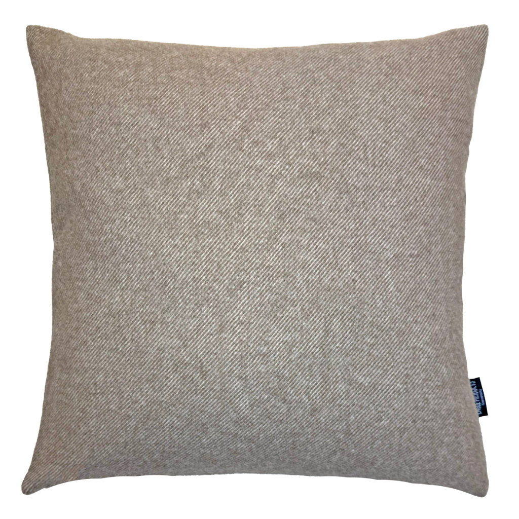 Kissenbezug Boston von Eagle Products aus reiner Merino Schurwolle mit Reissverschluss, Größe S 40 x 40 cm in der Farbe Muskat