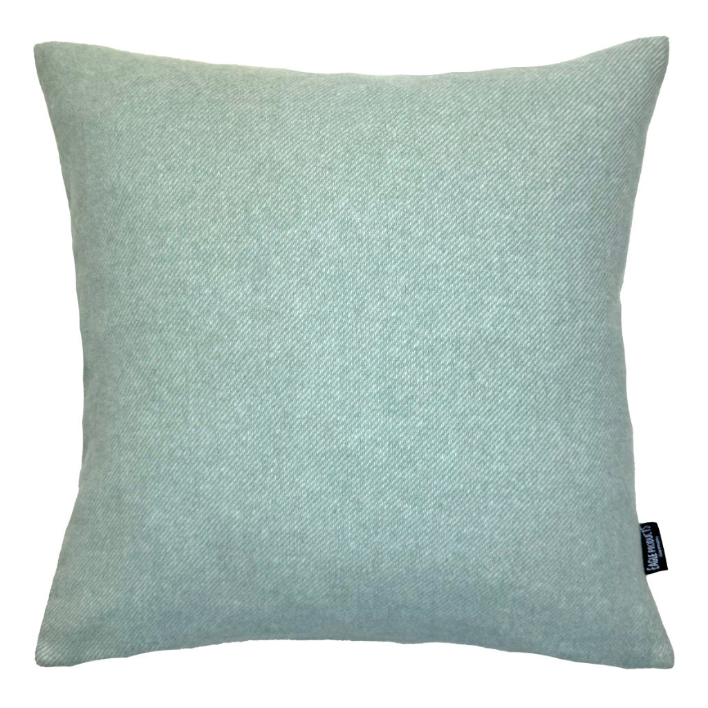 Kissenbezug Boston von Eagle Products aus reiner Merino Schurwolle mit Reissverschluss, Größe S 40 x 40 cm in der Farbe Salbei