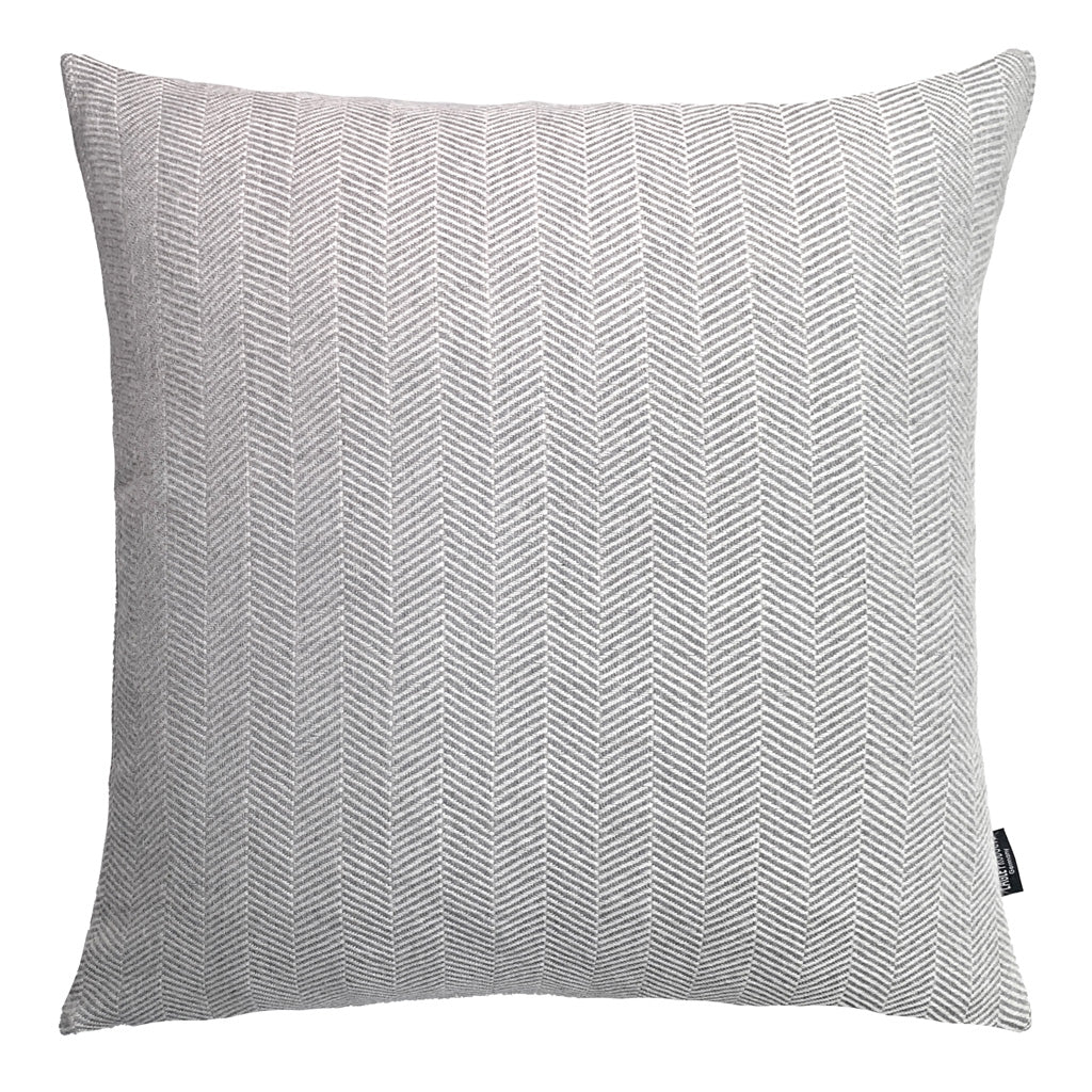 Colorado Kissenhülle von Eagle Products aus 100 % Merino-Schurwolle mit Fischgratmuster Reißverschluss, Made in Germany, Größe L, Farbe Creme