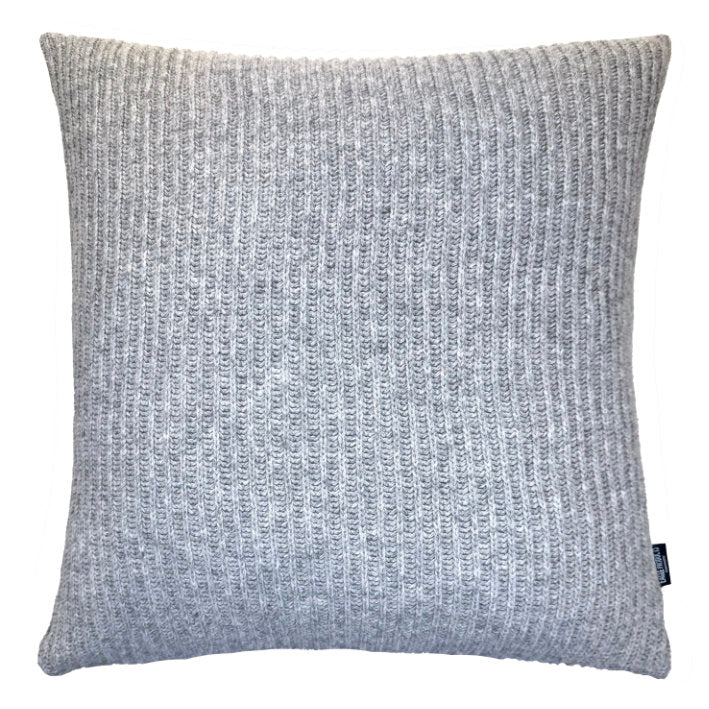 Kissenbezug Malmö aus Schurwolle von Eagle Products, Größe L quadratisch in der Farbe Hellgrau