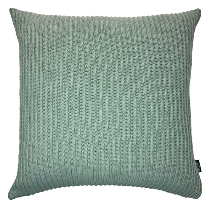 Kissenbezug Malmö aus Schurwolle von Eagle Products, Größe L quadratisch in der Farbe Salbei