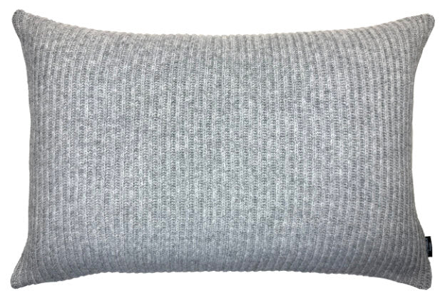 Kissenbezug Malmö aus Schurwolle von Eagle Products, Größe M rechteckig in der Farbe Hellgrau