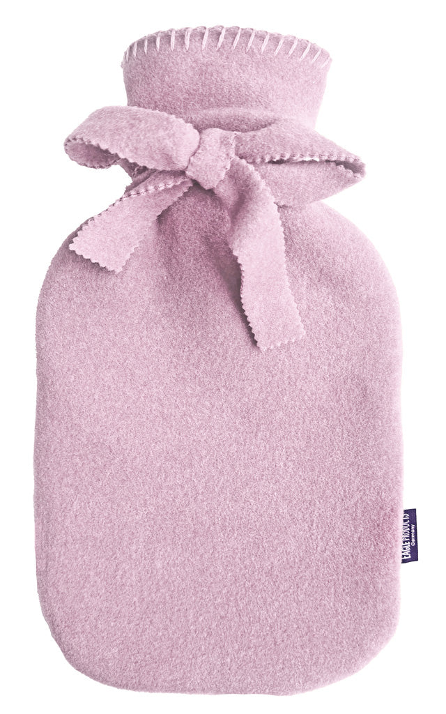 Wärmflasche Tony von Eagle Products mit Bezug aus Fleece in der Farbe Flieder