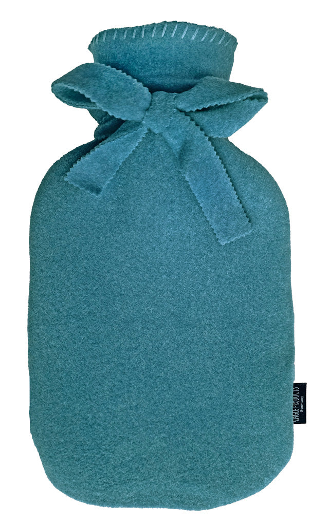 Wärmflasche Tony von Eagle Products mit Bezug aus Fleece in der Farbe Petrol