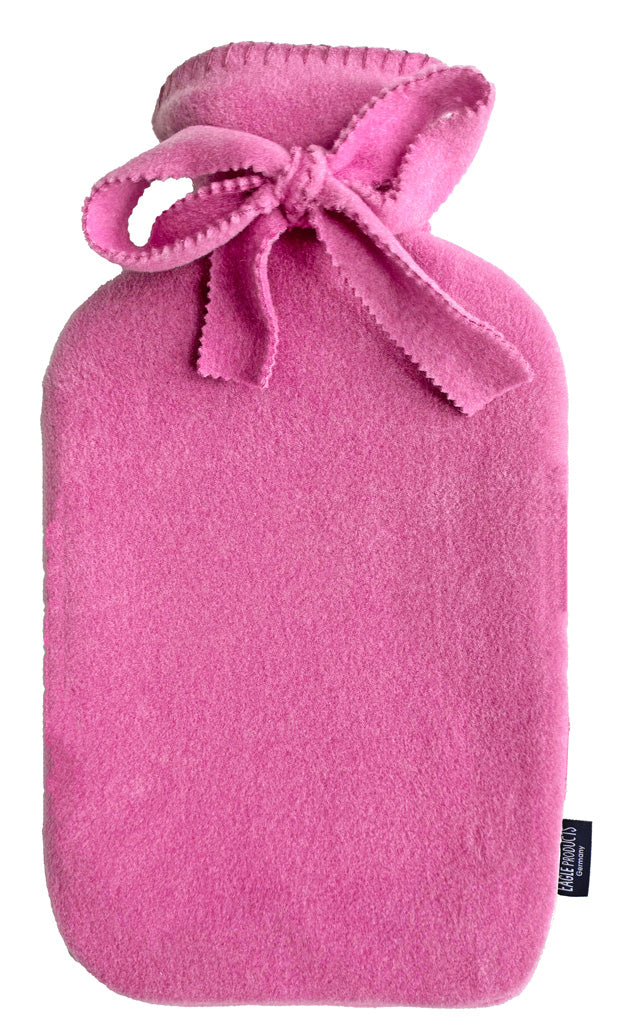 Wärmflasche Tony von Eagle Products mit Bezug aus Fleece in der Farbe Fuxia