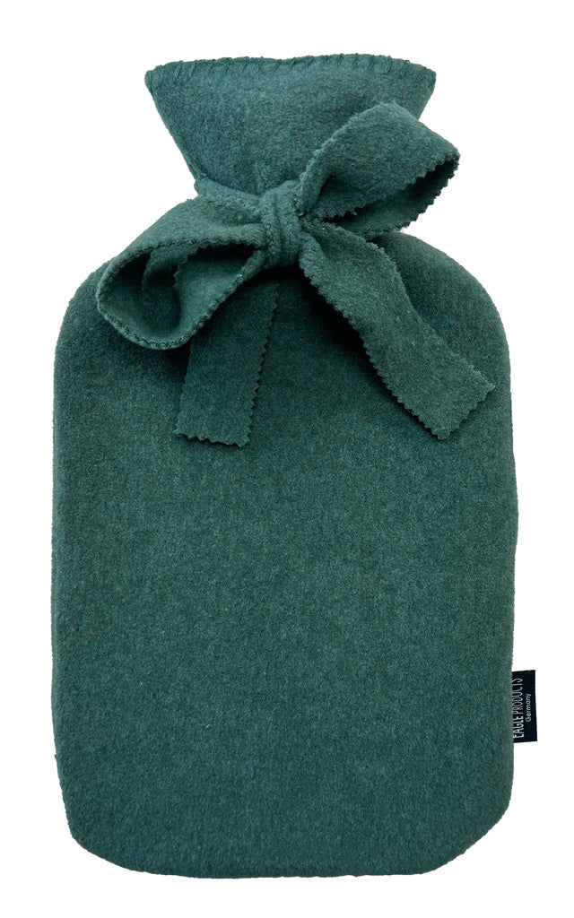 Wärmflasche Tony von Eagle Products mit Bezug aus Fleece in der Farbe Blackforest