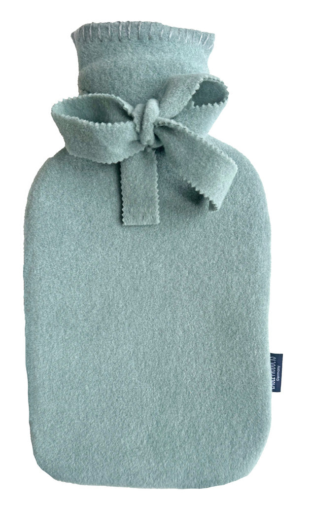 Wärmflasche Tony von Eagle Products mit Bezug aus Fleece in der Farbe Salbei