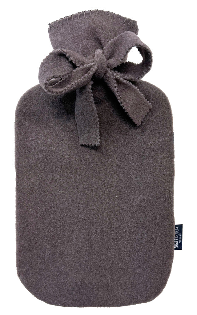 Wärmflasche Tony von Eagle Products mit Bezug aus Fleece in der Farbe Walnut