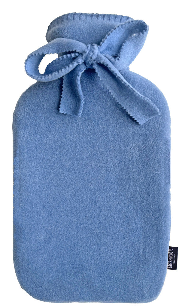 Wärmflasche Tony von Eagle Products mit Bezug aus Fleece in der Farbe Jeans